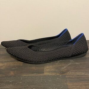 ROTHY'S - the point flats size 8, black